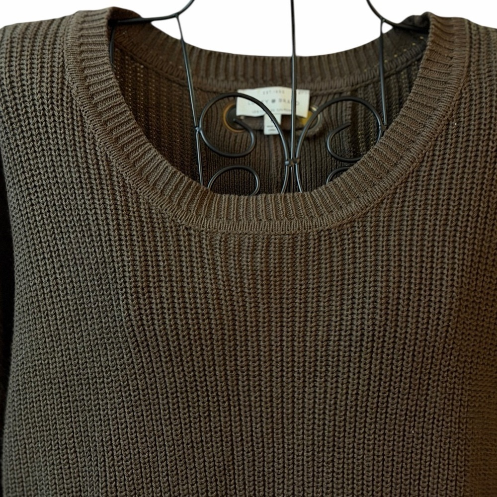 Lucky Brand  Lace-Up Back Sweater - Picture 7 of 12
